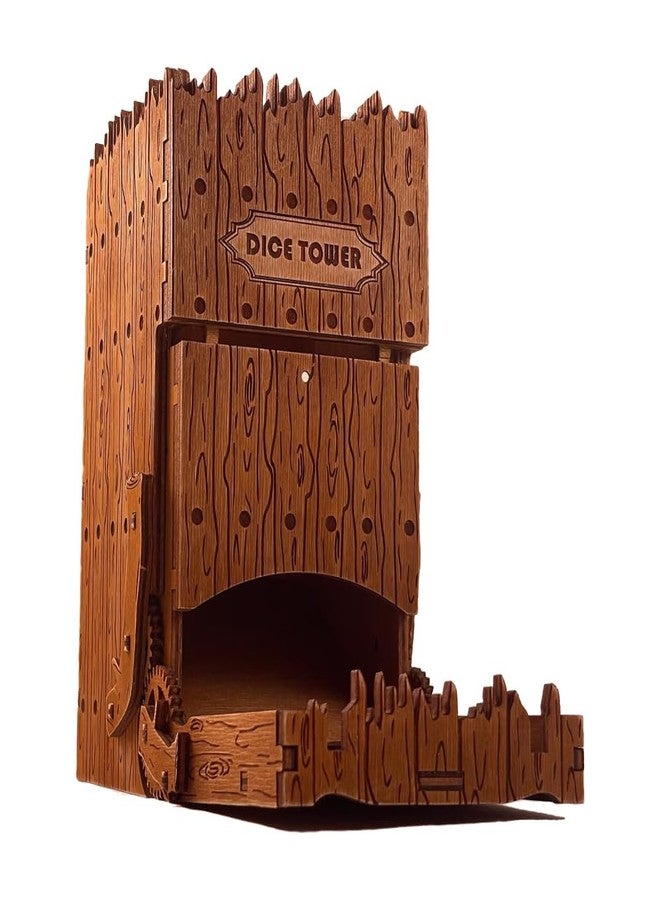 Paramint Steampunk Dice Tower DND Dice Roller - Premium Tower Roller - Portable Dice Tower for Tabletop Games - Durable Dice Roll Accessory - Ideal for DND and Board Games - Image 1